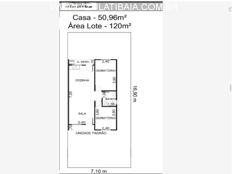 Casa, 2 quartos, 50 m² - Foto 14