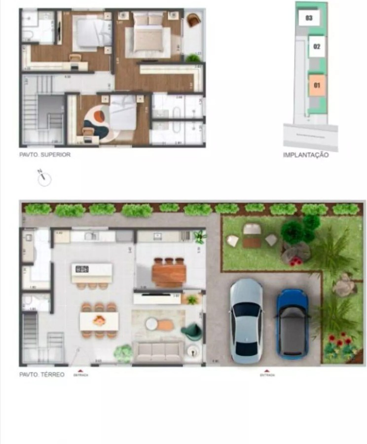 Casa de Condomínio, 3 quartos - Foto 6