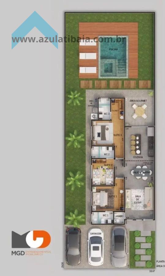 Casa de Condomínio, 3 quartos - Foto 18