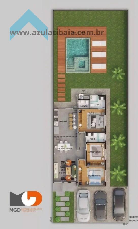 Casa de Condomínio, 3 quartos - Foto 19