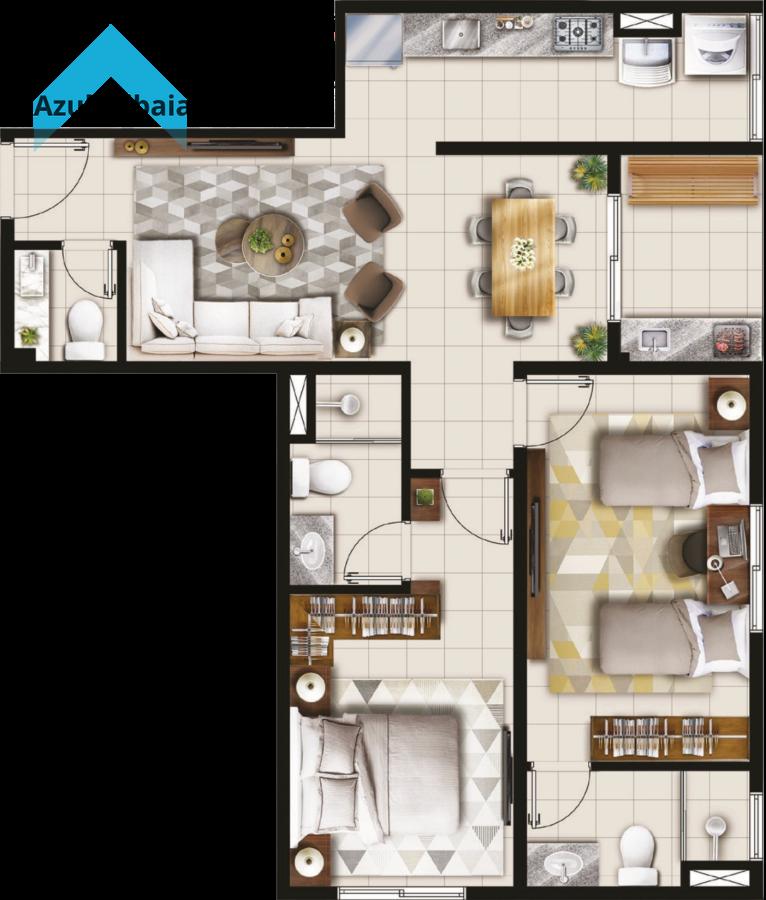 Apartamento, 2 quartos, 66 m² - Foto 5