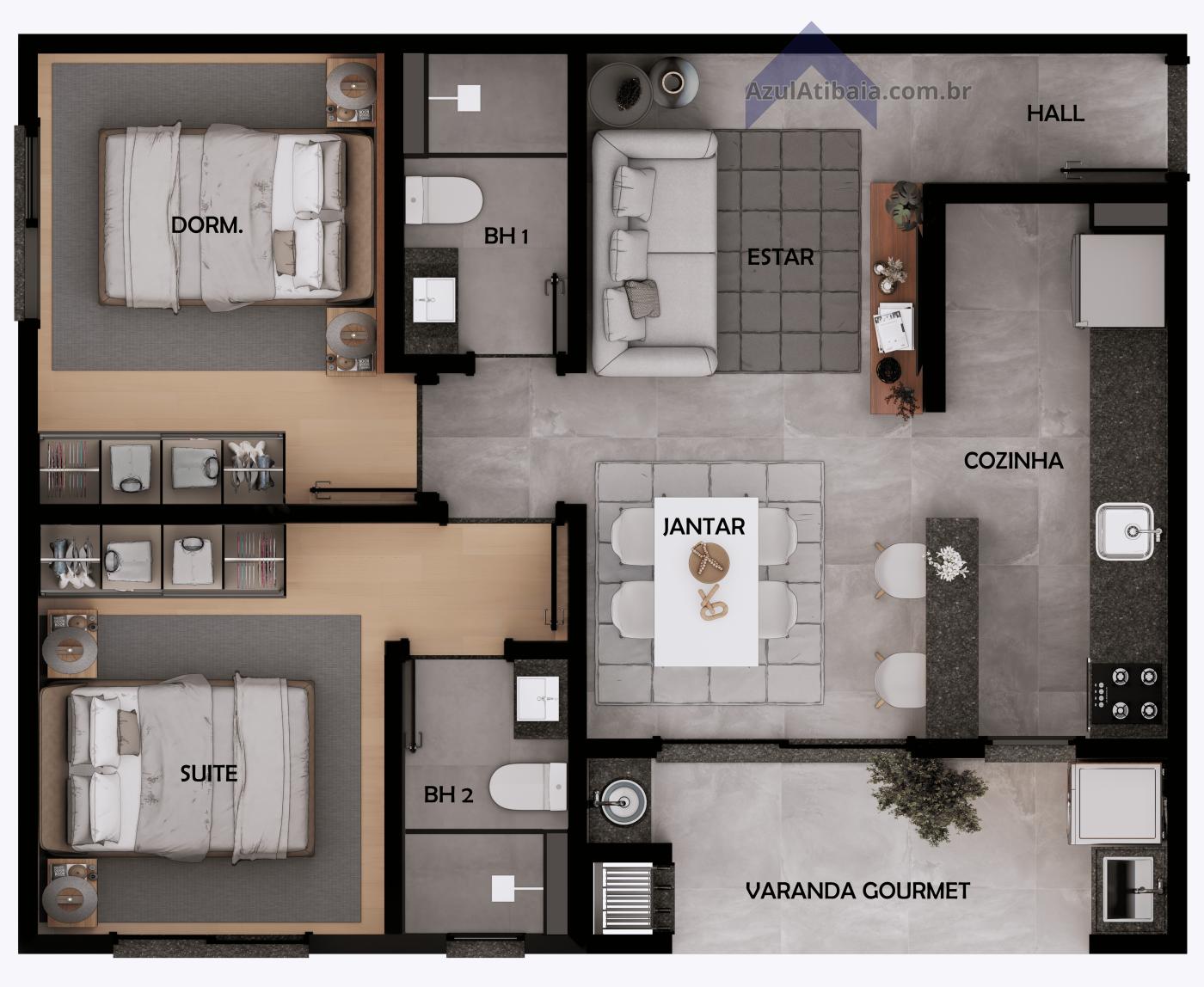 Apartamento, 1 quarto, 40 m² - Foto 19