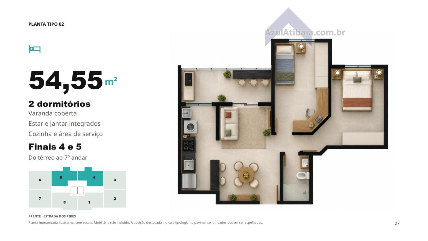 Apartamento, 2 quartos, 54 m² - Foto 20