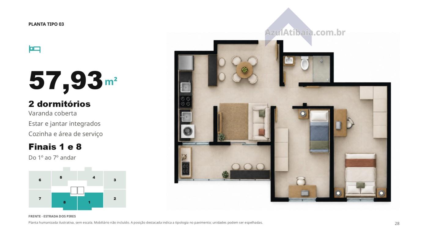 Apartamento, 2 quartos, 54 m² - Foto 23