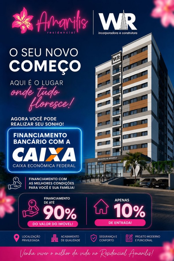 Apartamento à venda com 1 quarto, 2 banheiros, 1 vaga e 46m² no Alvinopolis, Atibaia — foto principal